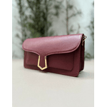 Bolsa Isabela Couro Cabernet