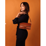 Bolsa Isabela Couro Caramelo