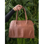 Bolsa Ivy Couro Marrom 