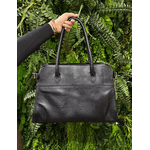 Bolsa Ivy Couro Preto