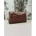 Bolsa Kiara Média Couro Marrom