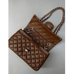 Bolsa Kiara Média Couro Caramelo
