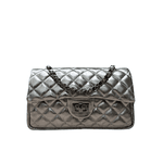 Bolsa Kiara Média Onix Metalizado com Ferragens Onix