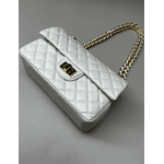 Bolsa Kiara Média Couro Off White
