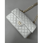 Bolsa Kiara Média Couro Off White