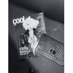 Bolsa Livia Couro Croco Nude
