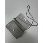 Bolsa Livia Couro Croco Fend
