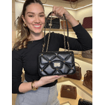 Bolsa Luiza 2.0 Couro Preto Spike