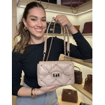 Bolsa Luiza 2.0 Couro Nude Spike