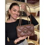 Bolsa Luiza 2.0 Couro Marrom Spike