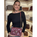 Bolsa Luiza 2.0 Couro Cabernet Spike