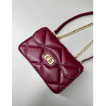 Bolsa Luiza Couro Cabernet