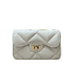 Bolsa Luiza Couro Off White