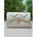 Bolsa Luiza Couro Off White