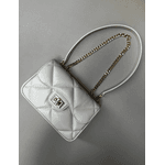 Bolsa Luiza Couro Off White