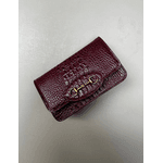 Bolsa Luna Couro Croco Cabernet