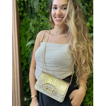 Bolsa Luna Couro Ouro Light