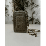 Porta Celular Mia em Couro Croco Fend