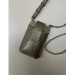 Porta Celular Mia em Couro Croco Fend