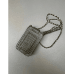 Porta Celular Mia em Couro Croco Fend