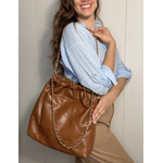 Bolsa Vitoria Couro Caramelo