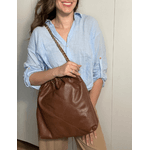 Bolsa Vitoria Couro Marrom