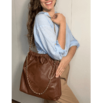 Bolsa Vitoria Couro Marrom