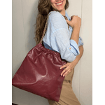 Bolsa Vitoria Couro Cabernet