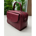 Bolsa Milena Couro Cabernet
