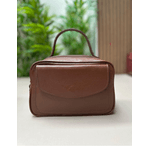 Bolsa Milena Couro Marrom