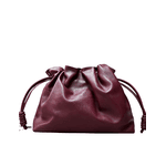 Bolsa Pietra Média Couro Cabernet