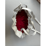 Bolsa Pietra Pequena Couro Offwhite