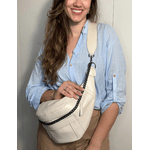 Pochete de Couro Alice Off White