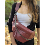 Pochete de Couro Alice Cabernet