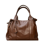 Bolsa Rose Couro Marrom 