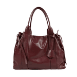 Bolsa Rose Couro Cabernet
