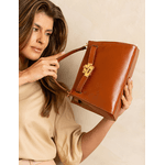 Valentina Couro Caramelo