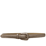 Cinto Pavia Couro Croco Nude