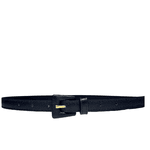 Cinto de Couro Fino Ravena Preto