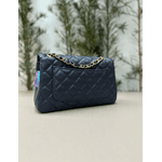 Bolsa Kiara Média Couro Azul Marinho