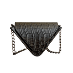 BOLSA TRIANGULO MINI CROCO
