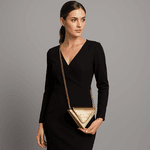 BOLSA TRIANGULO MINI CROCO