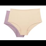 KIT CALCINHA CLASSIC 100% ALGODÃO NUDE/ROSA RETRO