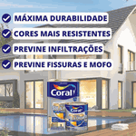 Proteção Sol e Chuva Pintura Impermeabilizante Branco Coral 18L