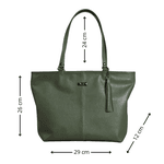 Bolsa Diana Verde Sálvia | Couro Legítimo