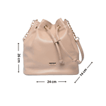 Bolsa Luz Rosê | Couro Legítimo