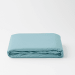 Kit Lençol com Elástico Solteiro Verde Jade + Fronha - Exclusiva Malha Novo Toque 100% Algodão - Super Penteada (2pçs)