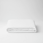 Kit Lençol com Elástico Solteiro Branco + Fronha - Exclusiva Malha Novo Toque 100% Algodão - Super Penteada (2pçs)