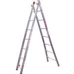 Escada Extensiva Dupla Alumínio 13 Degraus Ed-113 Alulev