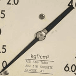 Manômetro Vertical de Glicerina 0 à 6 Kgf/Cm² Willy